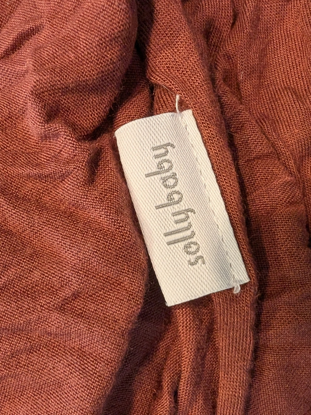 Super Soft Baby rust knit Solly